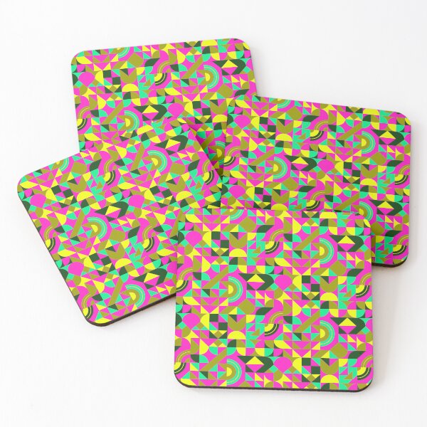 Item preview, geometric colorful patterns conceptual Art - Abstract Neo Geo graphic design designed and sold by Design Repo.