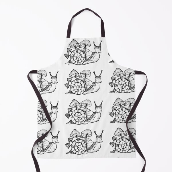 Item preview, Snail with Mushrooms designed and sold by StudioRosebud.