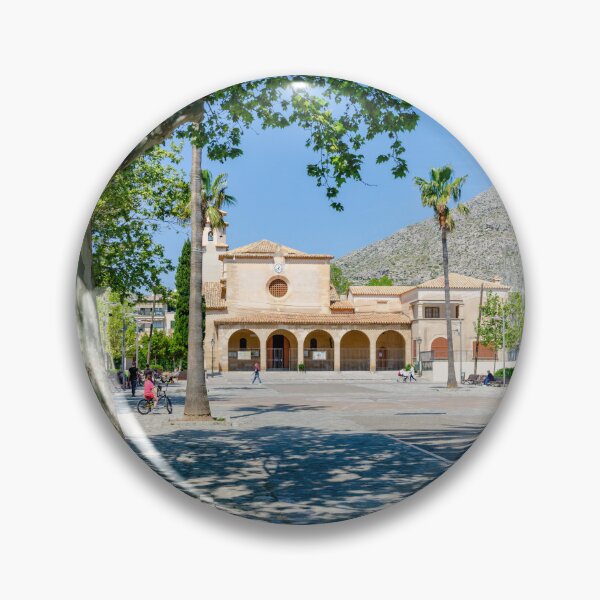 Item preview, Puerto Pollensa Square Mallorca designed and sold by GG WALL ART.