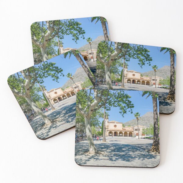 Item preview, Puerto Pollensa Square Mallorca designed and sold by GG WALL ART.