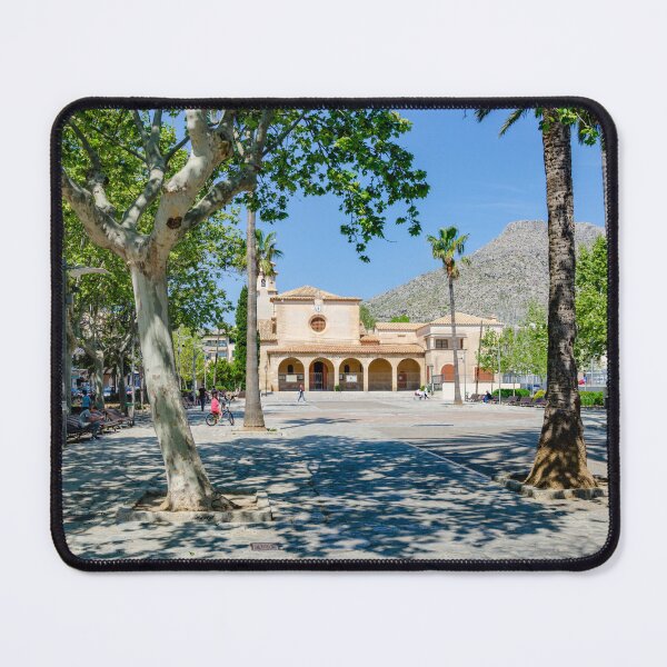 Item preview, Puerto Pollensa Square Mallorca designed and sold by GG WALL ART.