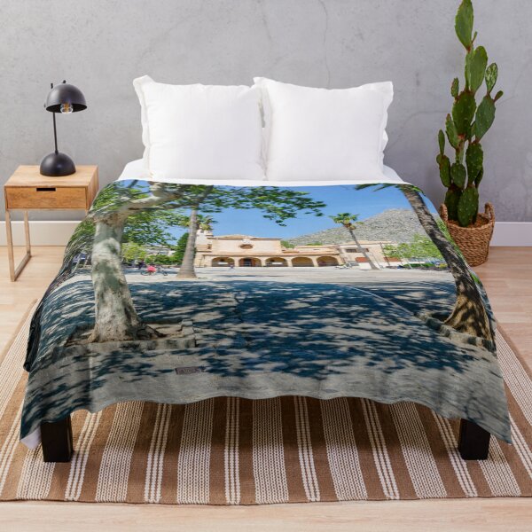 Item preview, Puerto Pollensa Square Mallorca designed and sold by GG WALL ART.