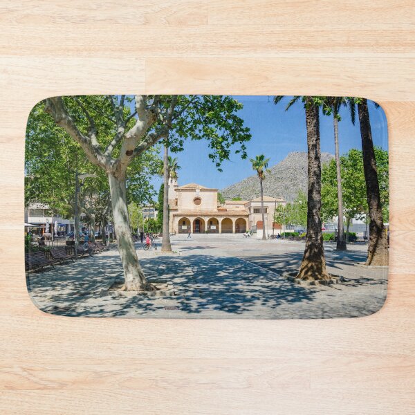 Item preview, Puerto Pollensa Square Mallorca designed and sold by GG WALL ART.