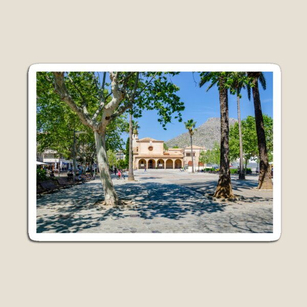 Item preview, Puerto Pollensa Square Mallorca designed and sold by GG WALL ART.