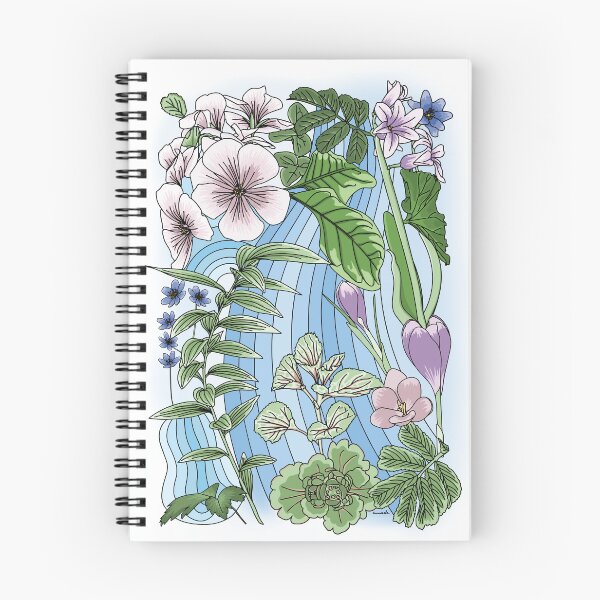 Item preview, Colorido collage floral de verano con fondo abstracto designed and sold by AnnaEleCreate.