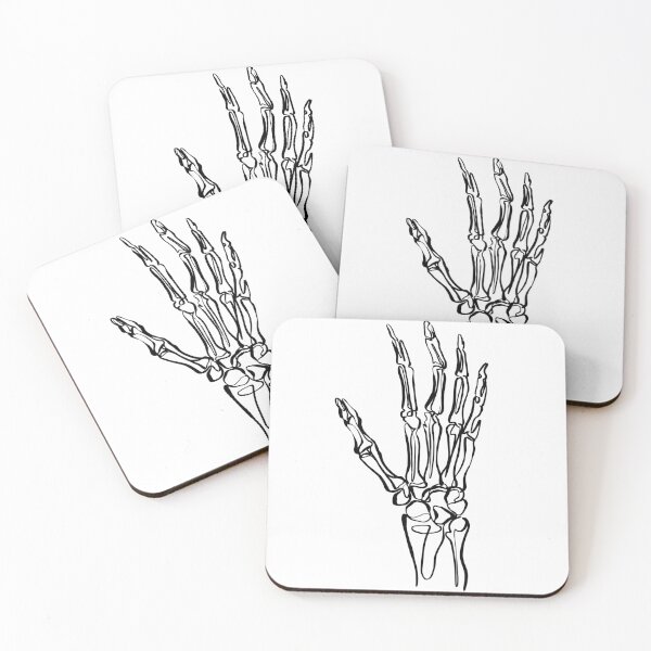 Item preview, Chiropractor One Line Skeleton Hand No.2 designed and sold by FineNoon.