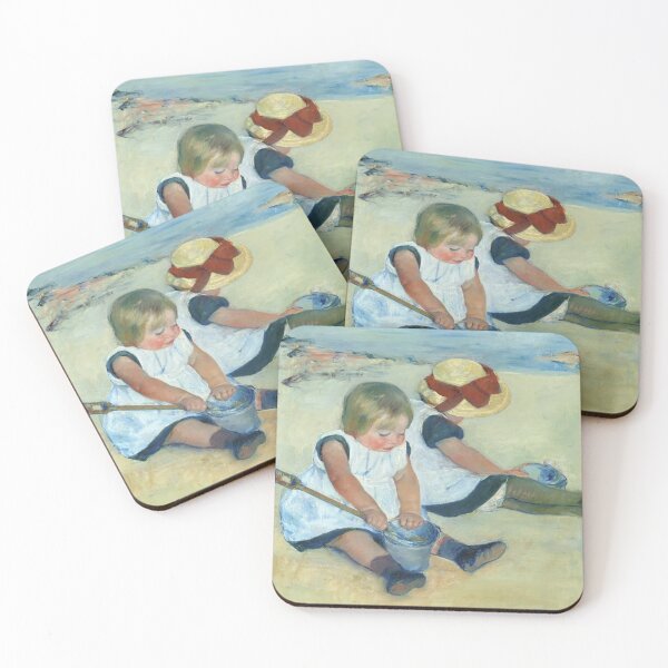 Item preview, Children Playing on the Beach (1884) by Mary Cassatt. [original version] designed and sold by CristalleLisa.