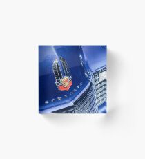 1941 Cadillac Grille Emblem -0568c Acrylic Block