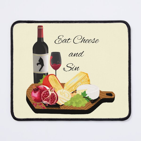 Item preview, Eat Cheese and Sin designed and sold by Lylabean22.