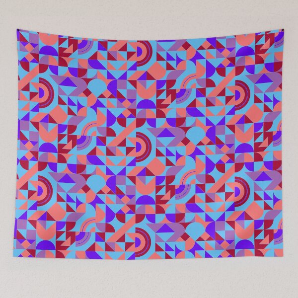 Item preview, geometric colorful patterns conceptual Art - Abstract Neo Geo graphic design designed and sold by Design Repo.