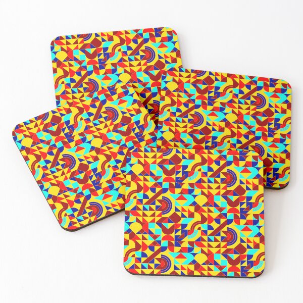 Item preview, geometric colorful patterns conceptual Art - Abstract Neo Geo graphic design designed and sold by Design Repo.
