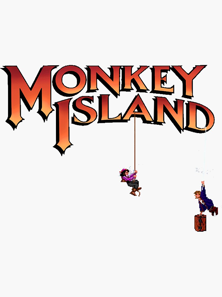 "Monkey Island Treasure found!" Sticker for Sale by INVESTIN741