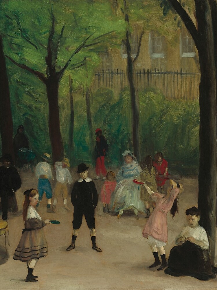 Luxembourg Gardens Oil Painting by William James Glackens by podartist