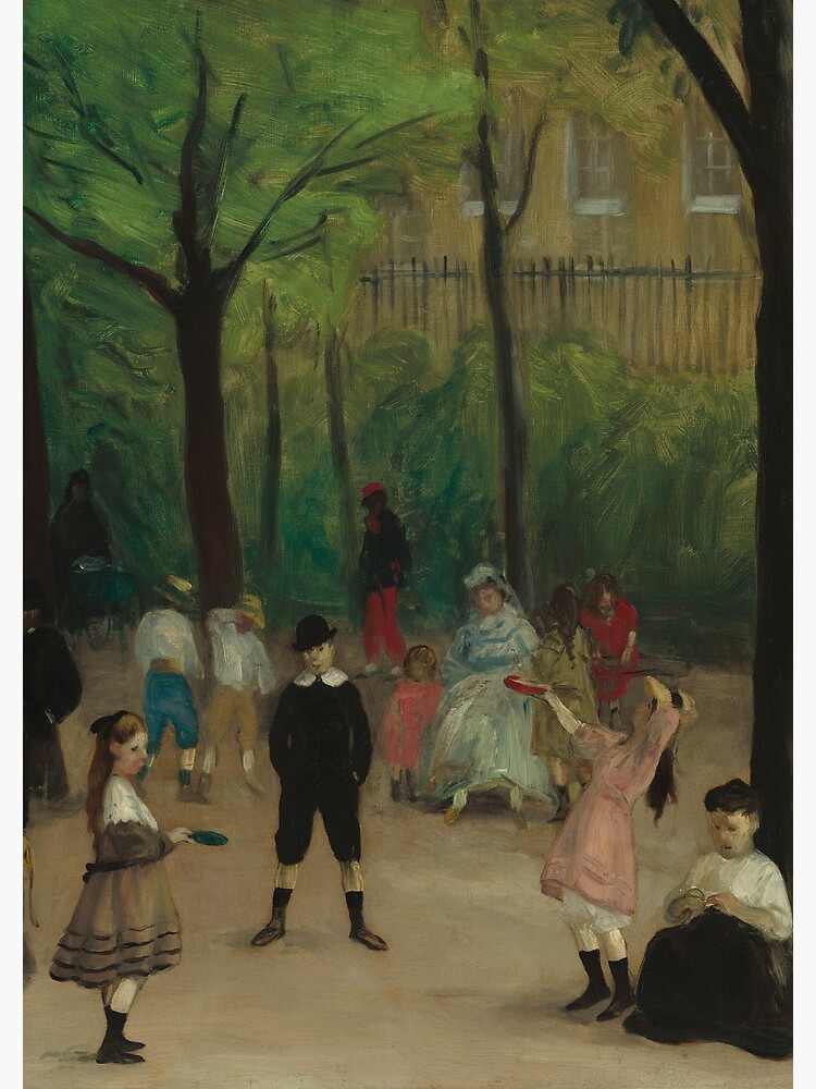 Luxembourg Gardens Oil Painting by William James Glackens by podartist