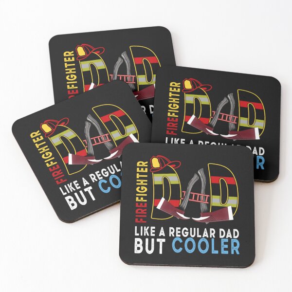 Item preview, Firefighter Like A Regular Dad But Cooler - Firefighter - Dad gift designed and sold by JohnVYD.