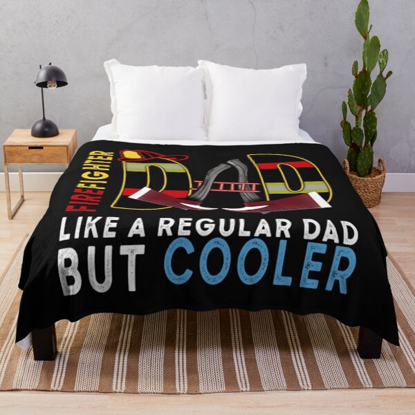 Item preview, Firefighter Like A Regular Dad But Cooler - Firefighter - Dad gift designed and sold by JohnVYD.