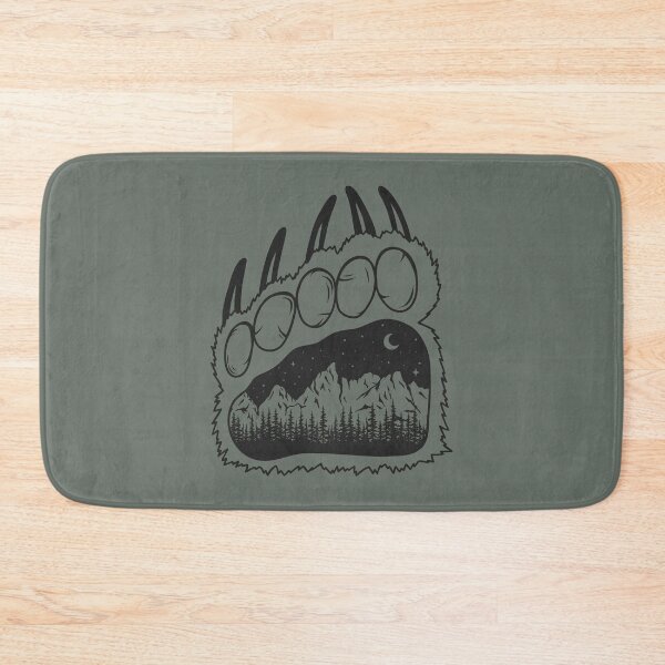 Item preview, Northern Bear Paw (Green) designed and sold by Sarah Lumley.