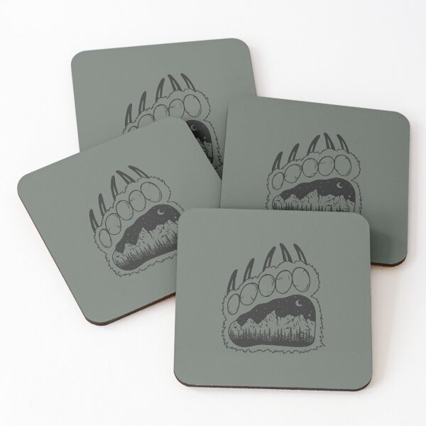 Item preview, Northern Bear Paw (Green) designed and sold by Sarah Lumley.