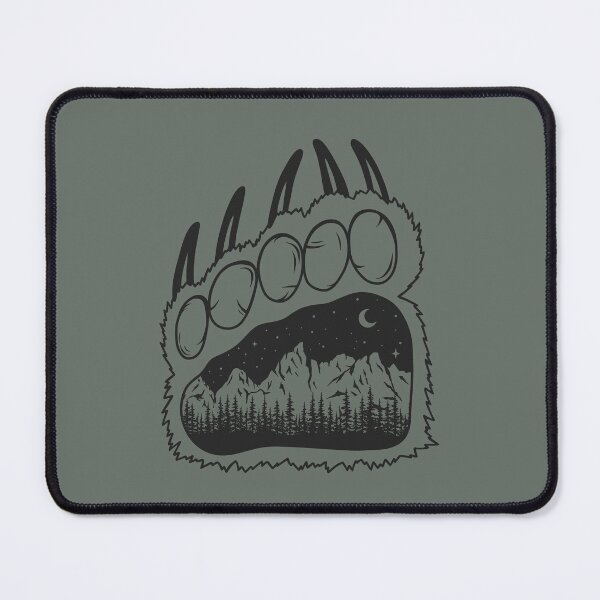 Item preview, Northern Bear Paw (Green) designed and sold by Sarah Lumley.