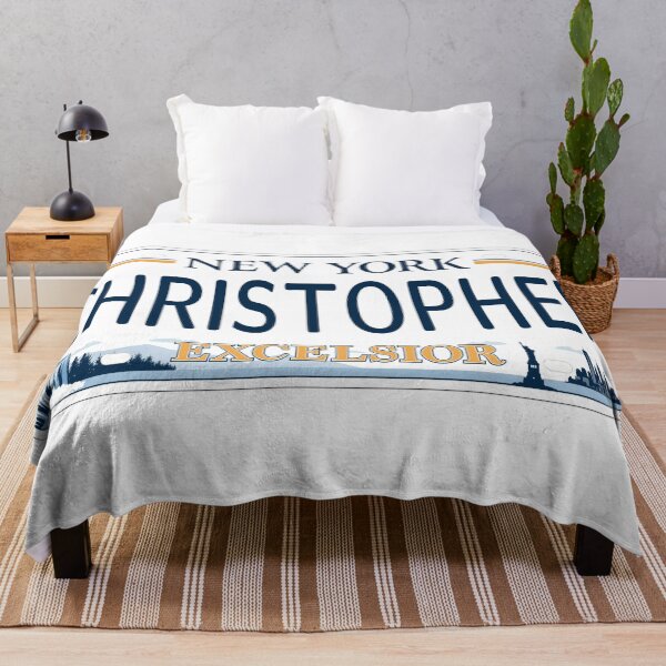 Item preview, Christopher Name Personalized New York Car License Plate designed and sold by Teetans.