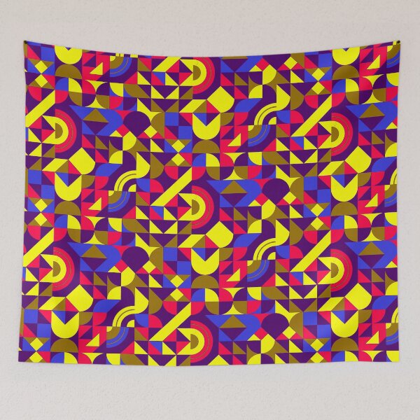 Item preview, geometric colorful patterns conceptual Art - Abstract Neo Geo graphic design designed and sold by Design Repo.
