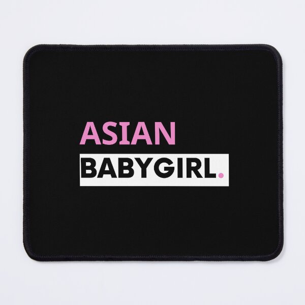 Item preview, Asian Baby Girl (White/Pink on Black) | ABG | Asian Baddie | Asian Cute Girl | Asian Baby Gift designed and sold by Daebakshop.