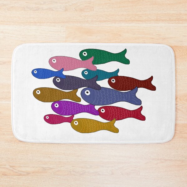 Item preview, School of Fish | Colorful single designed and sold by Orloff.