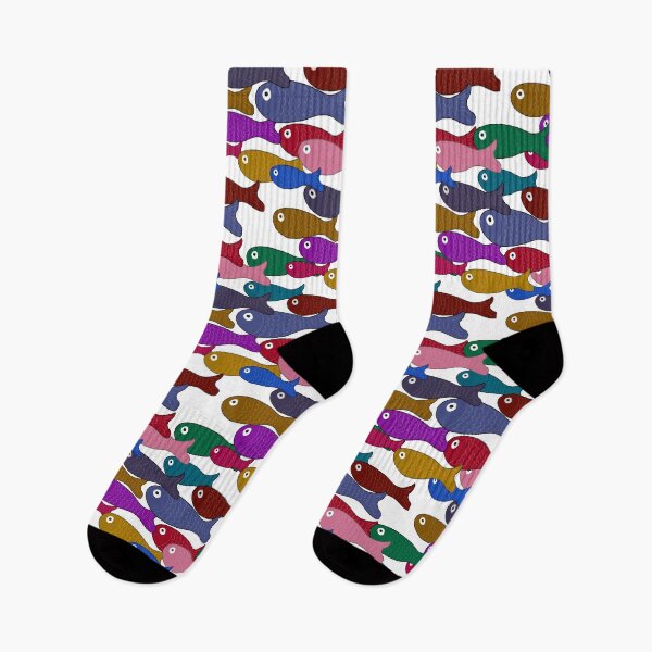 Item preview, School of Fish | Colorful single designed and sold by Orloff.