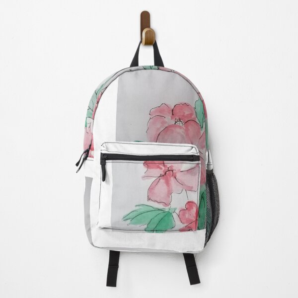 Item preview, Red flowers and leaves paintings designed and sold by Nature Nblossom.