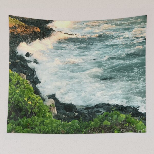 Item preview, Hidden Remote Tropical Ocean Cove With Romantic Waves  designed and sold by DEC02.