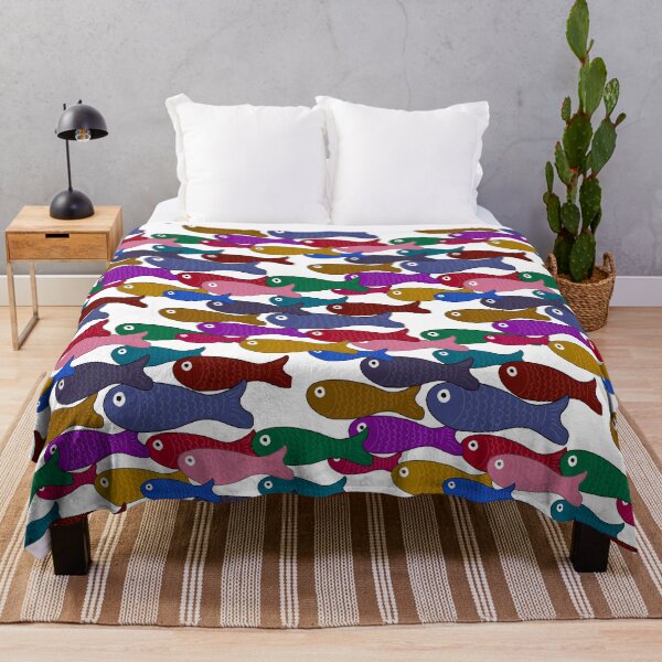 Item preview, School of Fish | Colorful single designed and sold by Orloff.