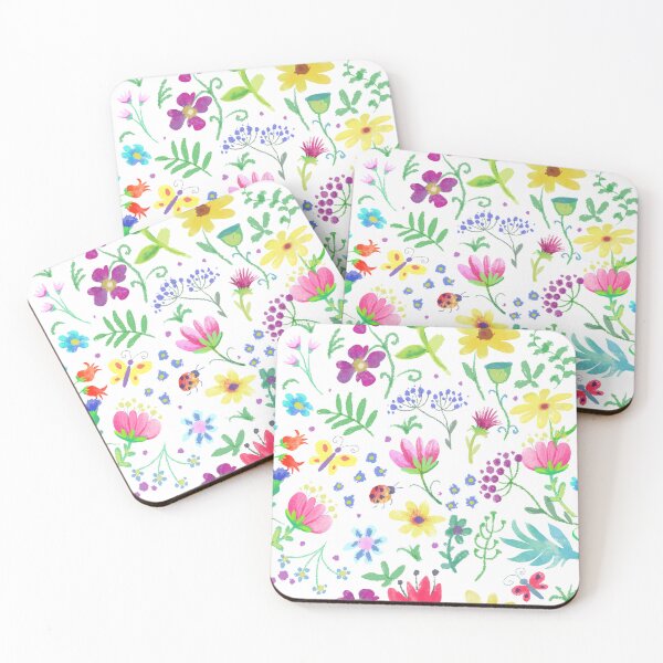 Item preview, Multicolor floral pattern designed and sold by sonaadalian.