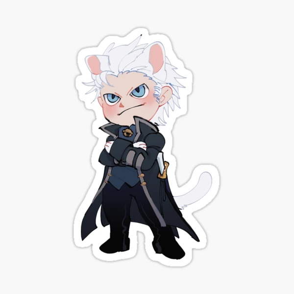 Kitty Vergil Chair Sticker for Sale by H0RRIBLE