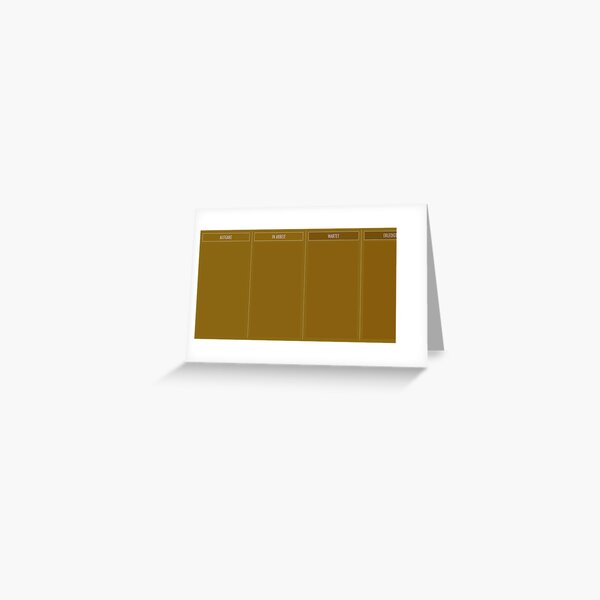 Artikel-Vorschau von KanBan Board Senfgelb, designt und verkauft von hatgirldesign.