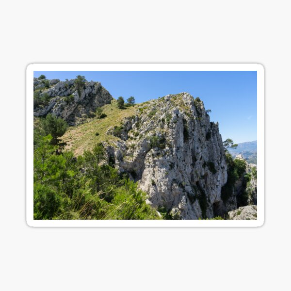 Berglandschaft und Natur pur in Spanien Sticker