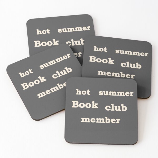 Item preview, HOT SUMMER BOOK CLUBE MEMBER. BOOK READING FAN CLUB designed and sold by mjtcrp.