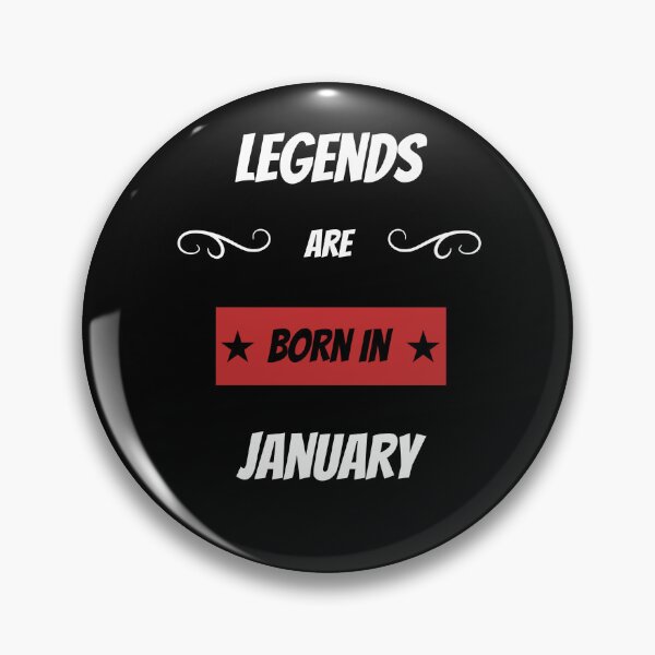 Item preview, Legends are born in January designed and sold by BritishFashion.