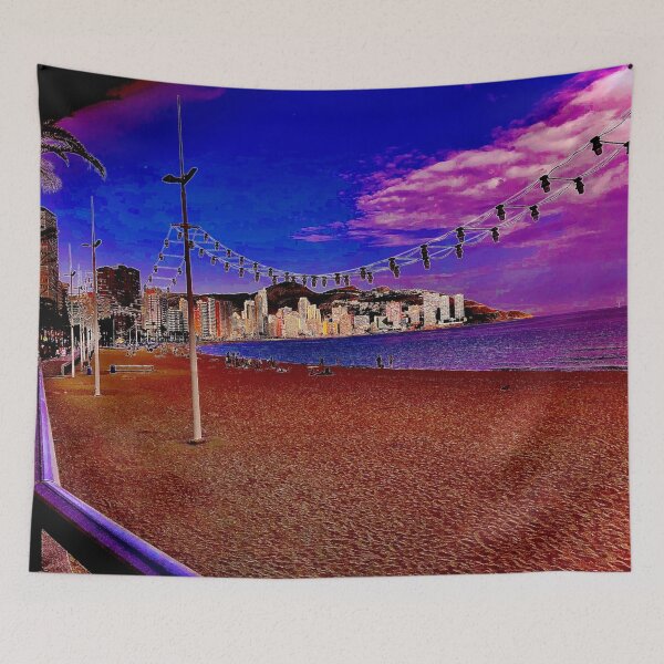 Item preview, Pink Clouds, Golden Beach designed and sold by SoulArtSara.