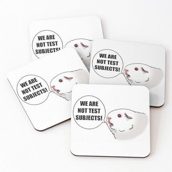 Item preview, We Are Not Test Subjects! designed and sold by KatsGuineapigs.