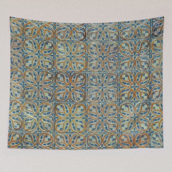 Item preview, Multicolored Portuguese Tile designed and sold by antevasinart.
