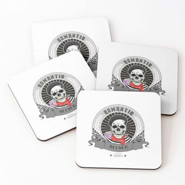 Item preview, label romantic mime skull in birette designed and sold by Prof209.