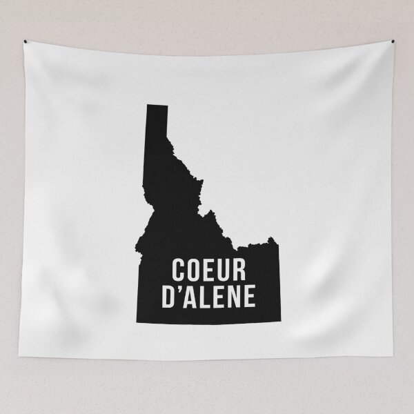 Item preview, Coeur D' Alene, Idaho Silhouette designed and sold by CartoCreative.