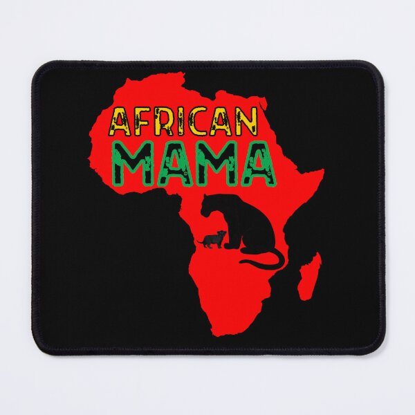 Item preview, African Momma Lioness & Cub Red designed and sold by MojaveTradePost.