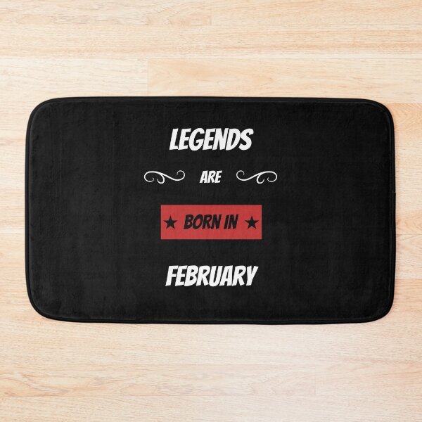 Item preview, Legends are born in February designed and sold by BritishFashion.
