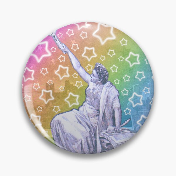 Item preview, Colorful Modernized Vintage Art with Stars and Rainbow  designed and sold by 6sensei.