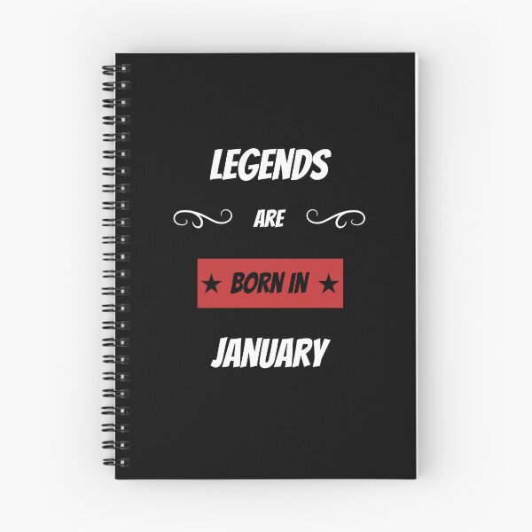 Item preview, Legends are born in January designed and sold by BritishFashion.