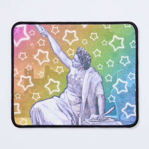Item preview, Colorful Modernized Vintage Art with Stars and Rainbow  designed and sold by 6sensei.