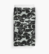 camo grey Duvet Cover