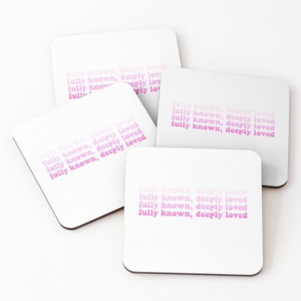 Item preview, Fully Known, Deeply Loved (Pink) designed and sold by Kerri Anderson.