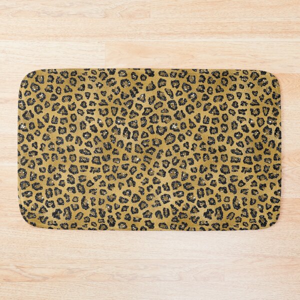 Aperçu de l'œuvre Leopard Pattern Black Gold Animal Skin Pattern Gift Premium Art Apparel Essential Motivation Inspiration Joy Mood  Funny Cat Halloween créée et vendue par DesignByHeartUK.